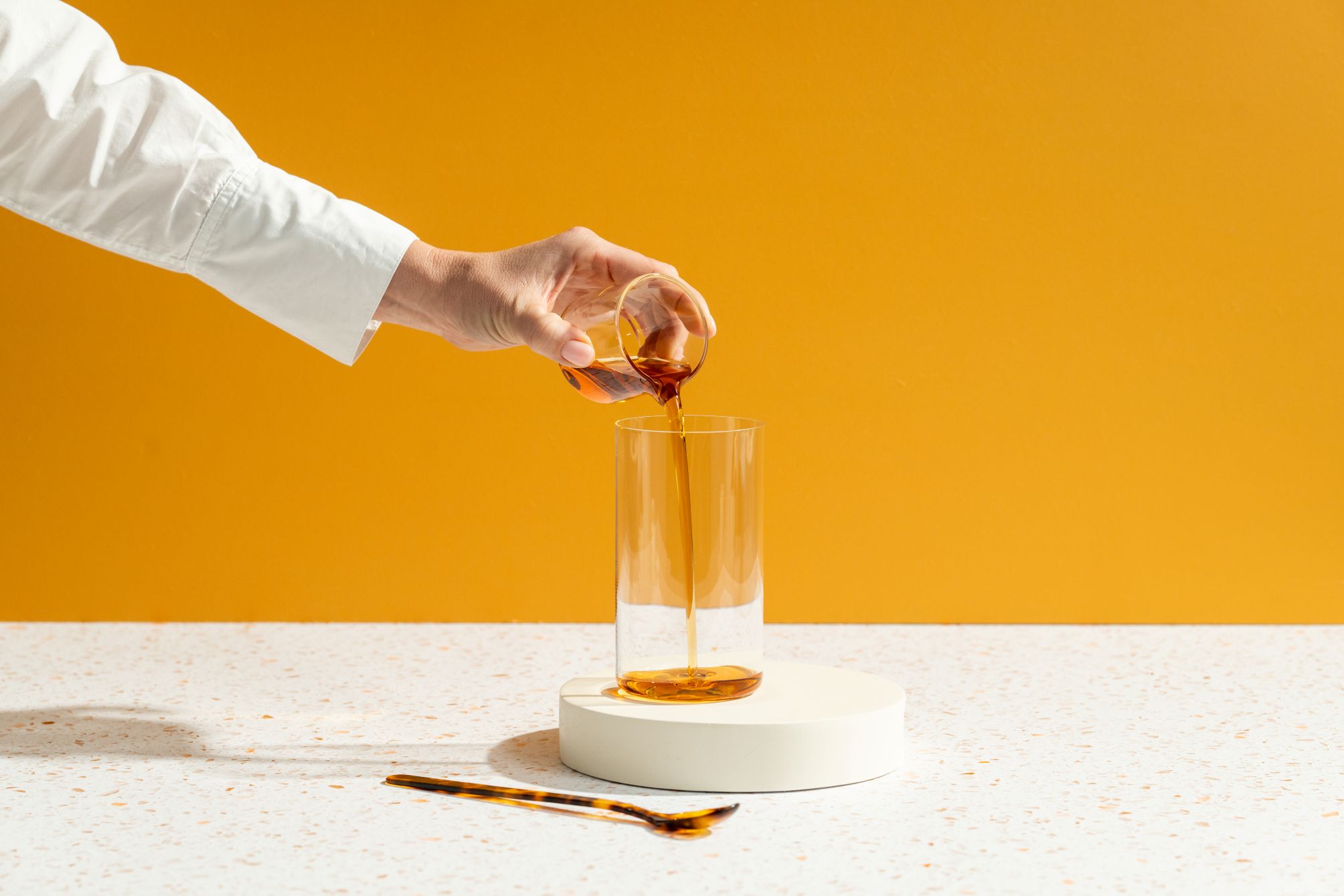 Salted caramel latte macchiato