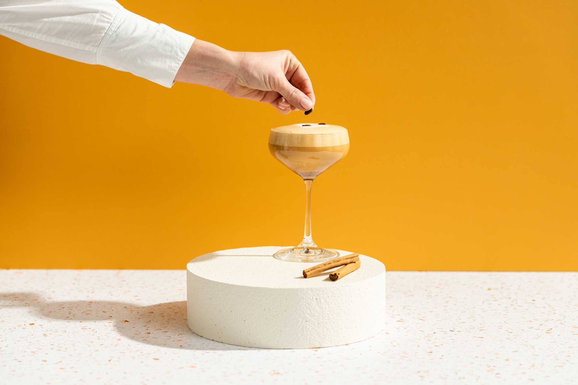foamy espresso martini