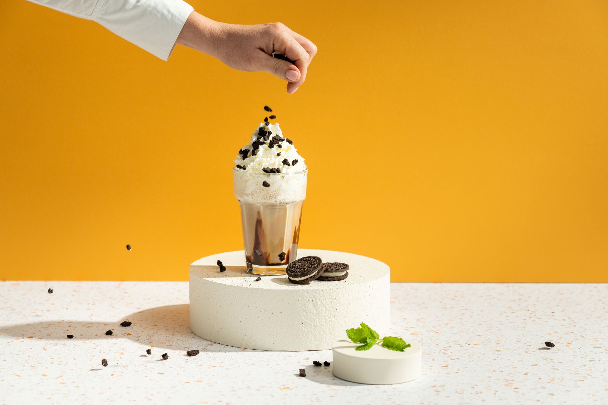 crunchy oreo latte