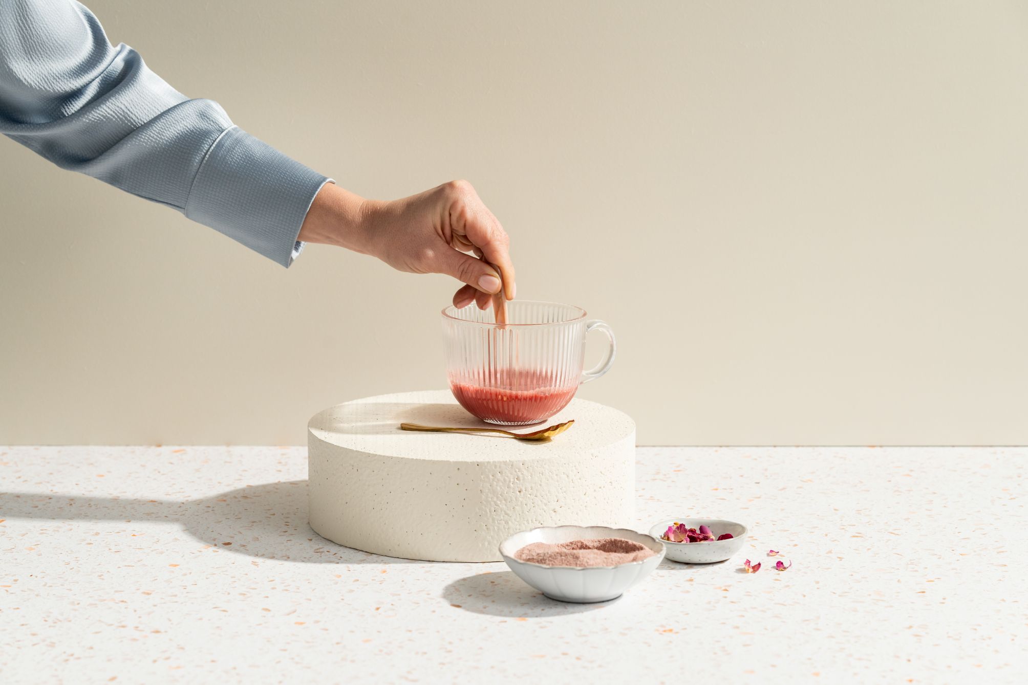 pink chai latte