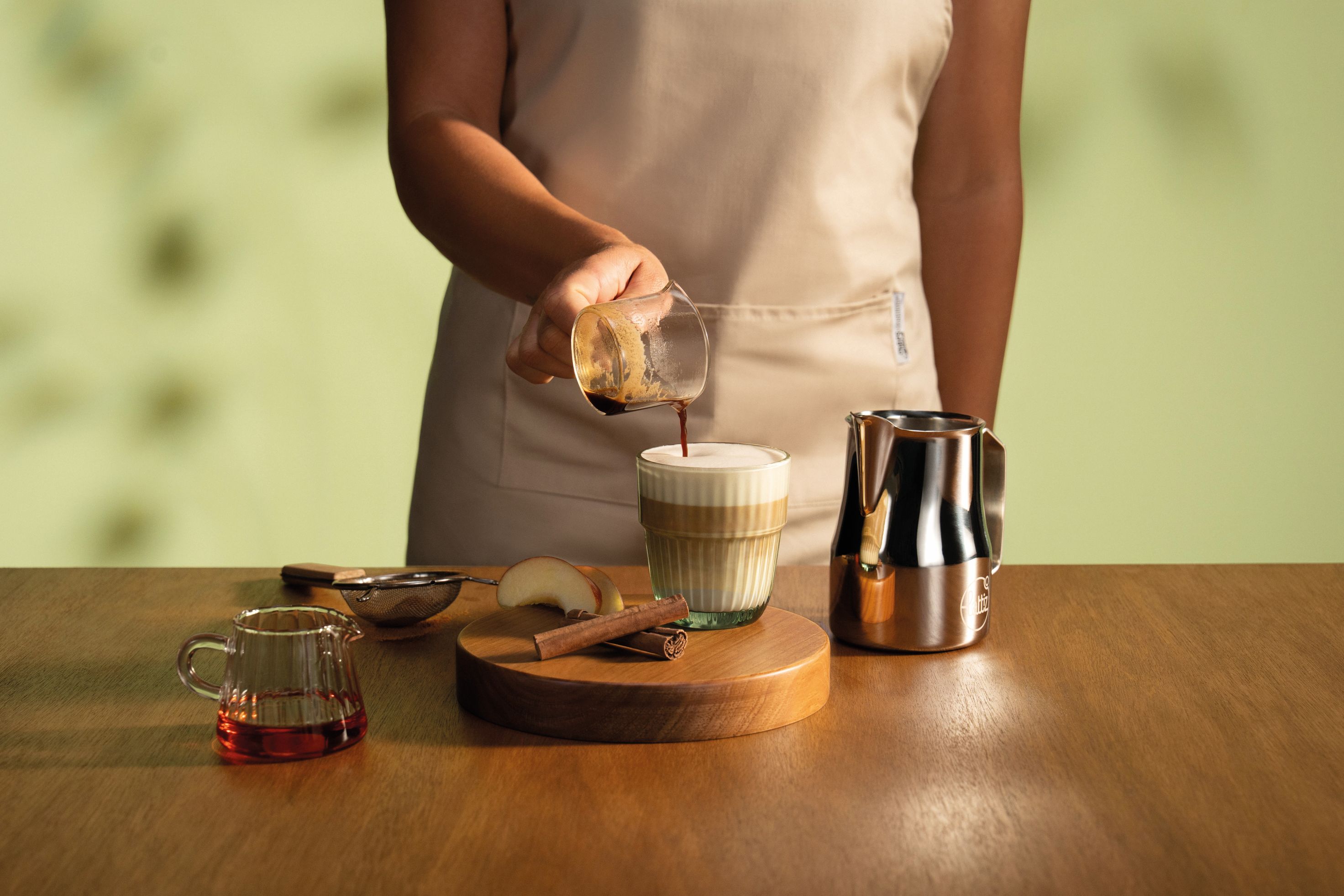 apple strudel latte