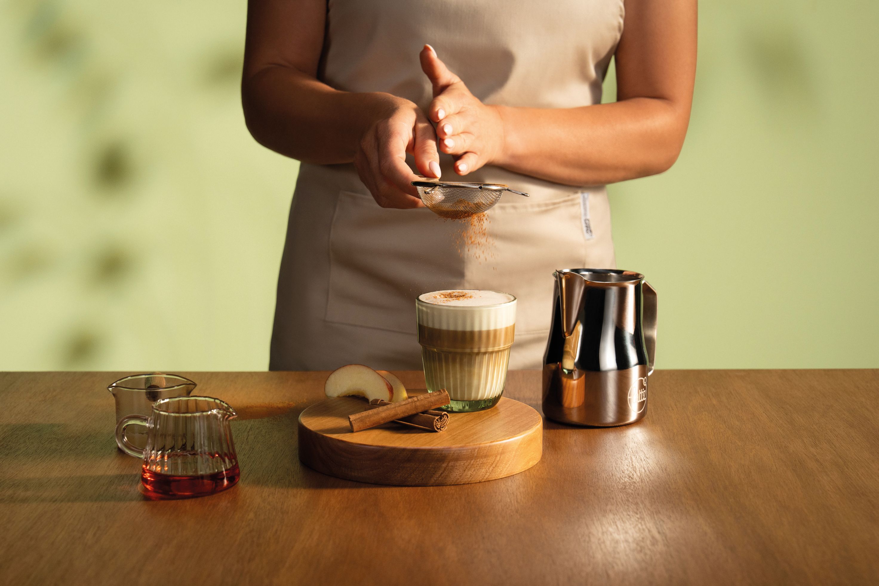 apple strudel latte