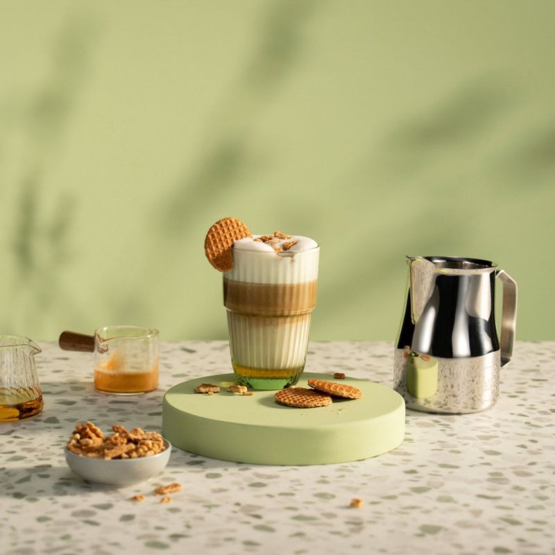 golden stroopwafel latte. 