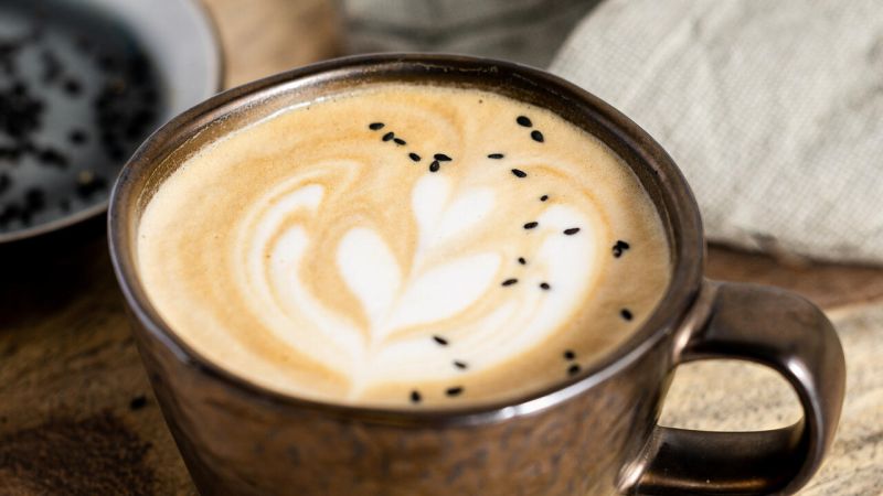 Black Sesame Cappuccino | Lattiz