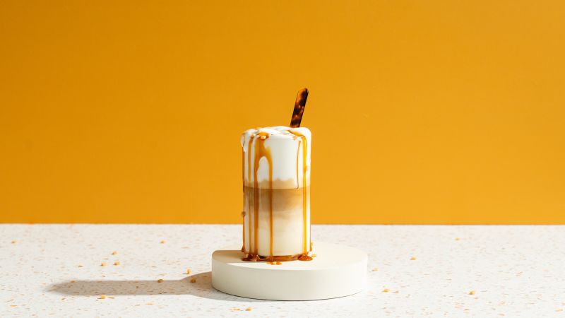 salted caramel latte macchiato.