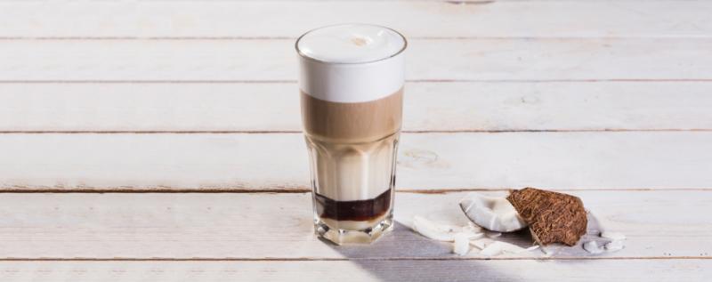 Coconut chocolate latte | Lattiz